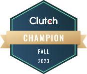 Champion Badge 2023 - Fall LMNts Marketing Global champion badge LMNts Marketing LImited